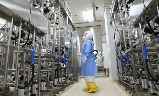 Highly pathogenic pathogen vaccine manufacturing platform